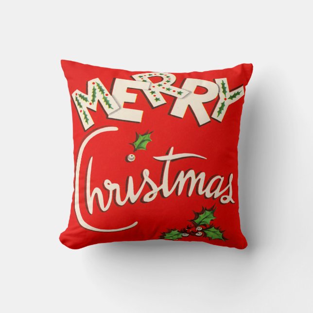 Almohadas estacionales de las Felices Navidad del (Anverso)