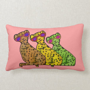 Almohadas frescas del Lumbar de los gatos del