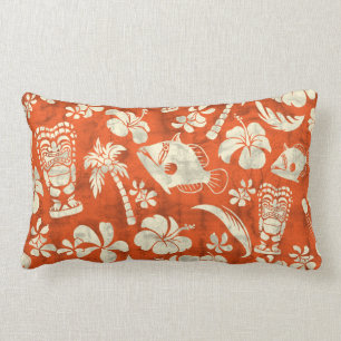 Almohadas hawaianas del Lumbar del batik de la