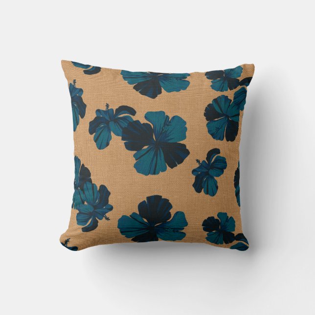 Almohadas hawaianas rayadas del reversible del (Anverso)