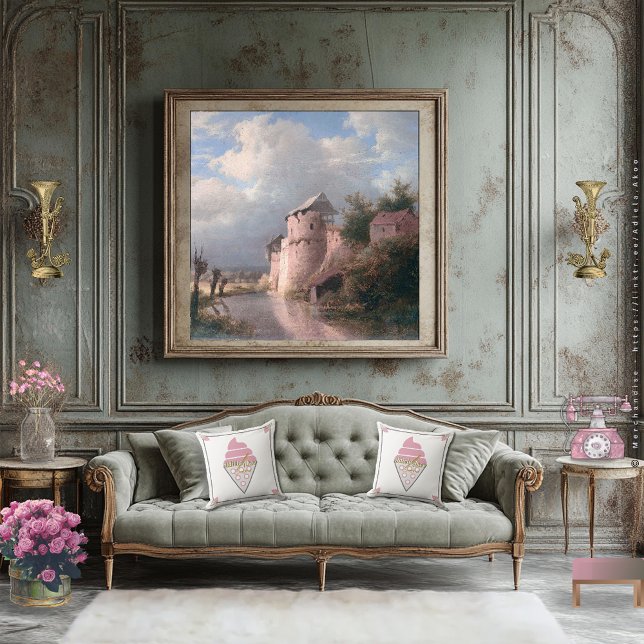 Almohadas -Helado Irresistible por la Poeta Adiela (Irresistible Ice Cream Throw Pillows designd by Poet Adiela Akoo. Browse my store for more fab finds)