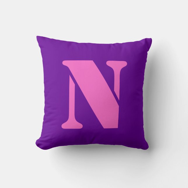 Almohadas letra N (Anverso)
