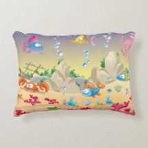 Almohadas Lindas de Vida Marina
