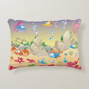 Almohadas Lindas de Vida Marina