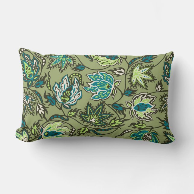 Almohadas lumbares de flores tropicales de Protea  (Anverso)
