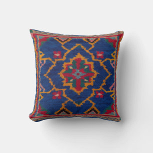 Almohadas lumbares de Kilim Azul: Elegante apoyo p