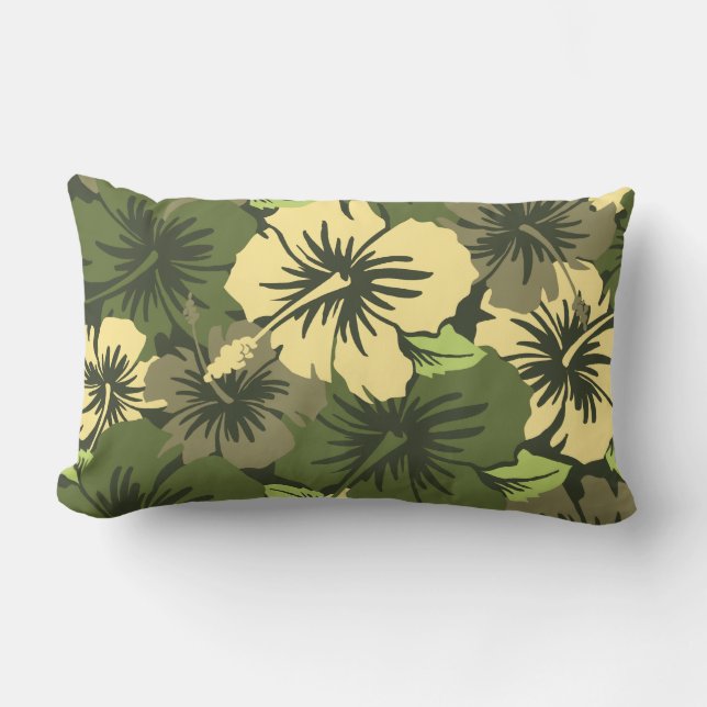 Almohadas lumbares decorativas hawaianas del (Anverso)