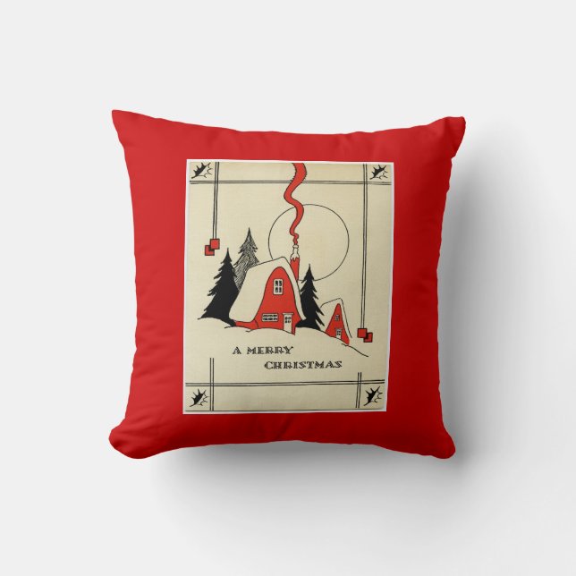 Almohadas navideñas antiguas (Anverso)