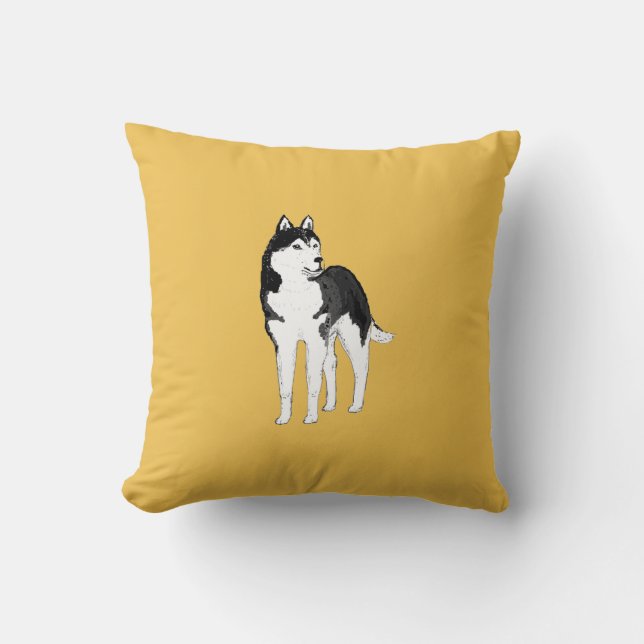 Almohadas o amortiguadores de tiro del husky (Anverso)