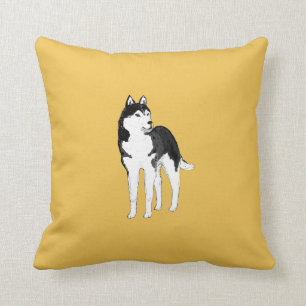 Almohadas o amortiguadores de tiro del husky