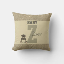 almohadas personalizadas de tipografía