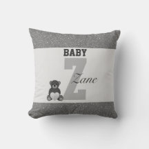almohadas personalizadas de tipografía