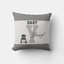 almohadas personalizadas de tipografía