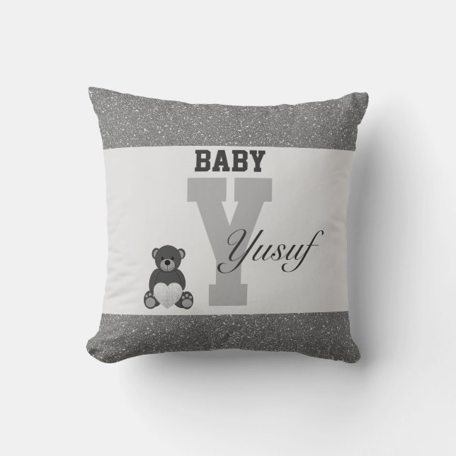 almohadas personalizadas de tipografía (Anverso)