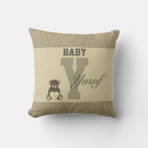 almohadas personalizadas de tipografía