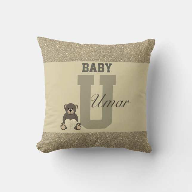 almohadas personalizadas de tipografía (Anverso)