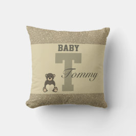 almohadas personalizadas de tipografía