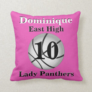 Almohadas PERSONALIZADAS del baloncesto con 5