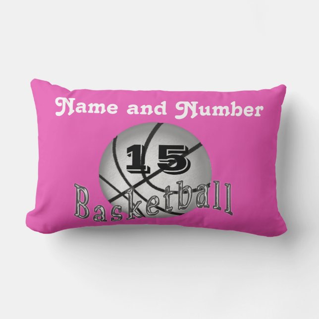 Almohadas personalizadas del baloncesto, sus (Anverso)