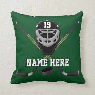 Almohadas personalizadas del hockey, sus COLORES y