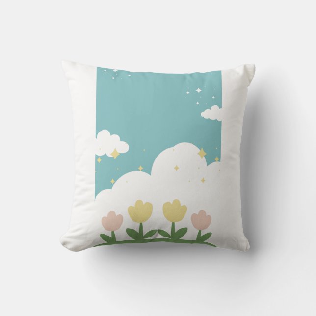 Almohadas puff decoración infantil para el hogar (Anverso)