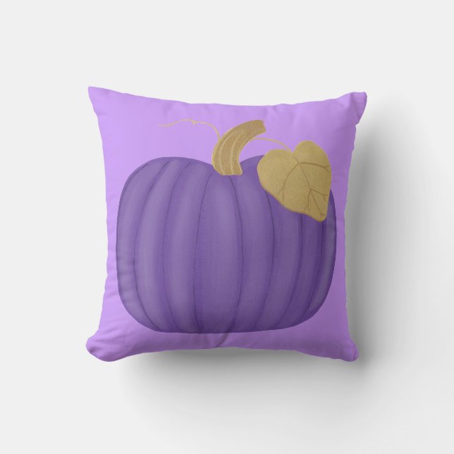 Almohadas púrpuras de la hoja de oro de la (Anverso)