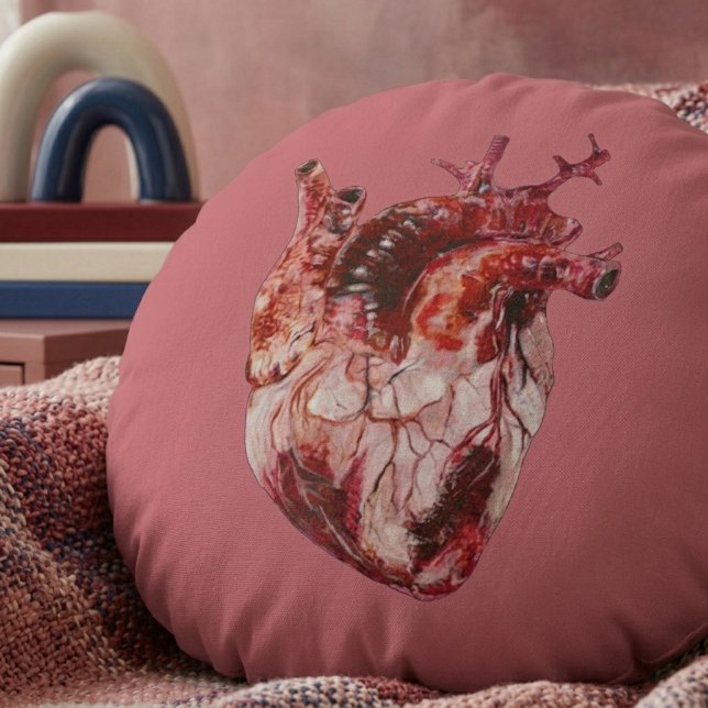 Almohadas Redondas Corazones (Subido por el creador)