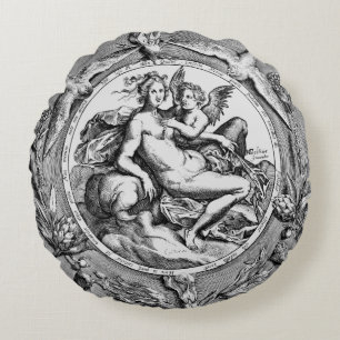 Almohadas redondeadas del renacimiento Lady Angel