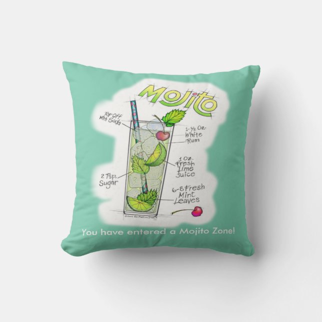 ALMOHADAS REVERSIBLES - ARTE DEL CÓCTEL DE LA (Anverso)