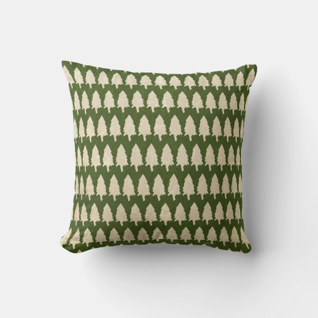 Almohadas rústicas del árbol de pino del arbolado (Anverso)