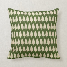 Almohadas rústicas del árbol de pino del arbolado