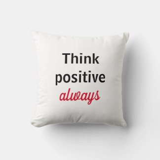 Almohadas  Think positive always