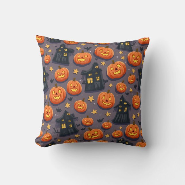 almohadilla de almohada de día de Halloween (Anverso)