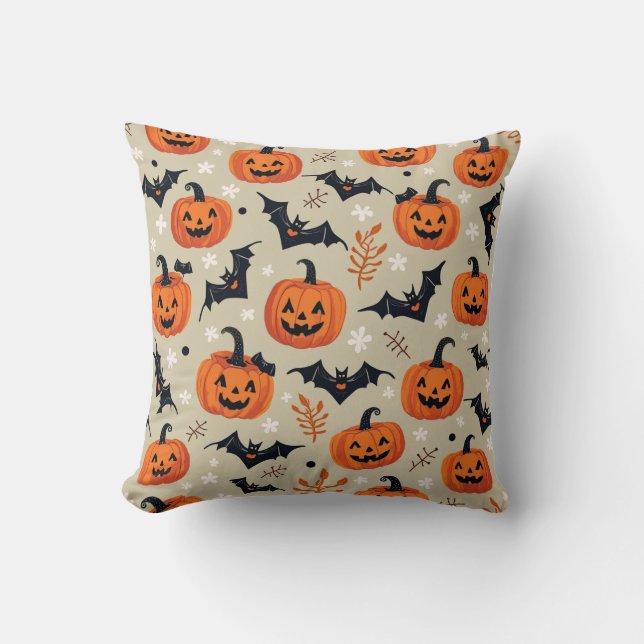 almohadilla de almohada de día de Halloween (Anverso)