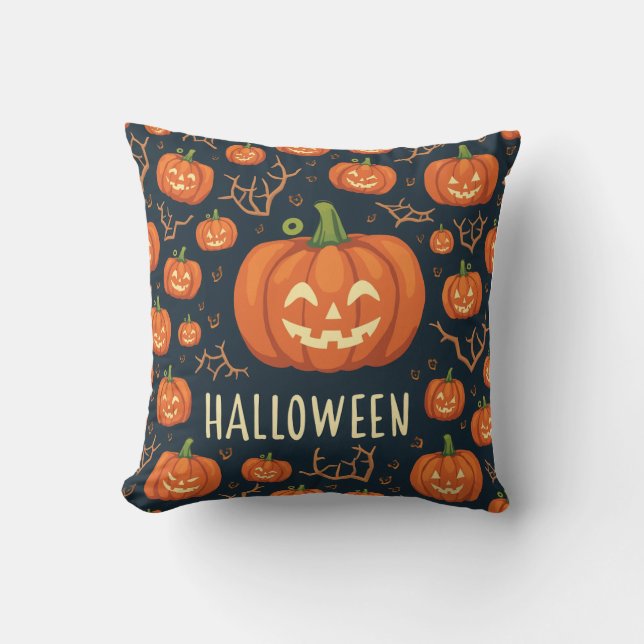 almohadilla de almohada de día de Halloween (Anverso)