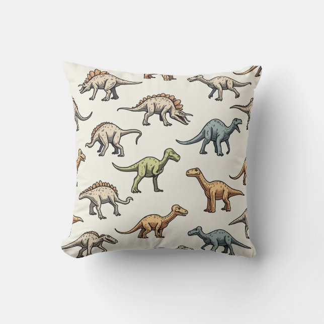 almohadilla de almohada de dinosaurio 4 (Anverso)