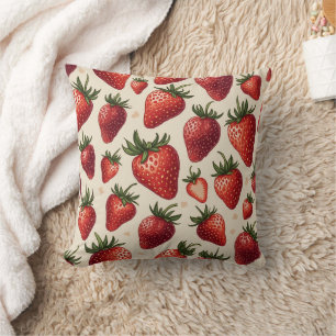 almohadilla de almohada de fresa