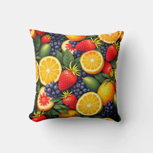 almohadilla de almohada de fruta tropical