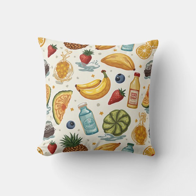 almohadilla de almohada de frutas de verano (Anverso)