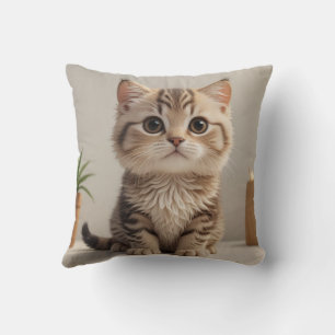 almohadilla de almohada de gatito suave