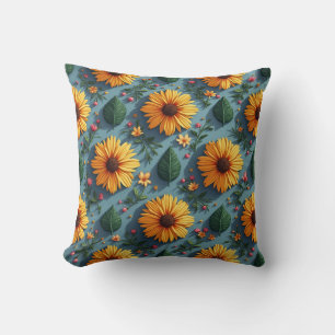 almohadilla de almohada de girasol