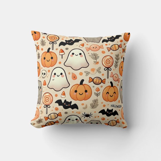 almohadilla de almohada de Halloween (Anverso)