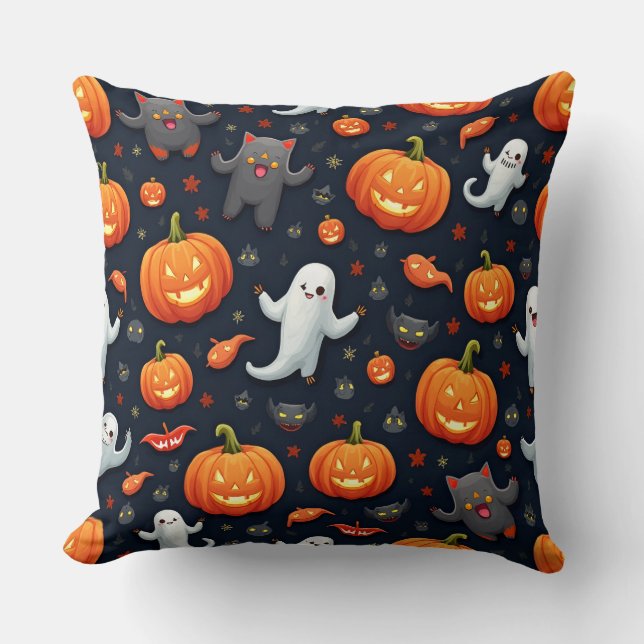 almohadilla de almohada de Halloween (Anverso)