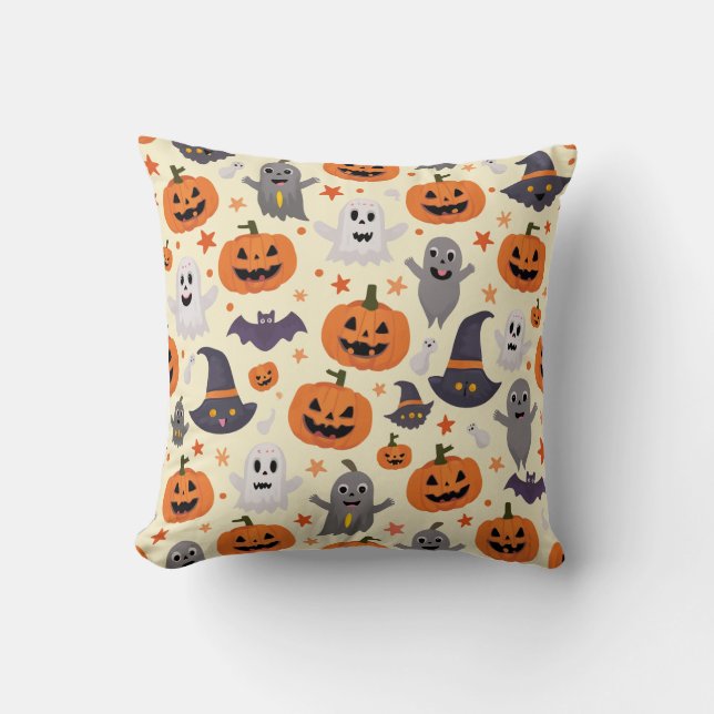 almohadilla de almohada de Halloween (Anverso)