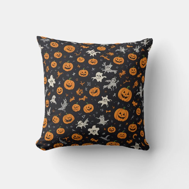 almohadilla de almohada de Halloween (Anverso)