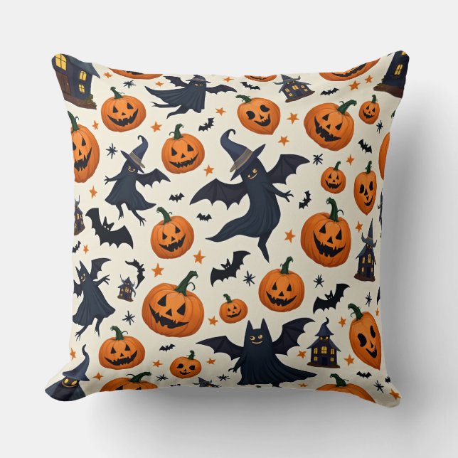almohadilla de almohada de Halloween (Anverso)