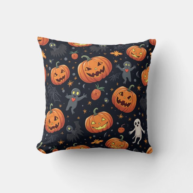almohadilla de almohada de Halloween (Anverso)