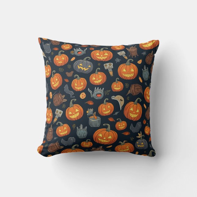 almohadilla de almohada de Halloween (Anverso)