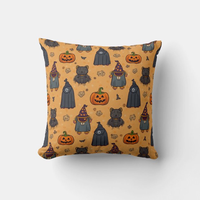 almohadilla de almohada de Halloween (Anverso)