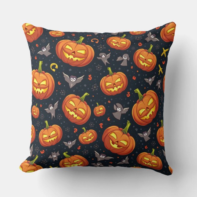 almohadilla de almohada de la fiesta de Halloween (Anverso)